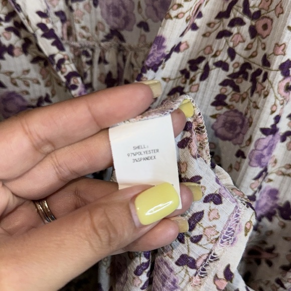 Melloday- Floral Paisley Print Blouse size 1X - Picture 8 of 13